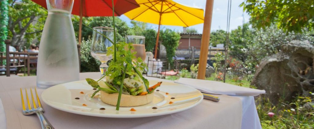 la cuisine moderne de l'Auberge Solemonti