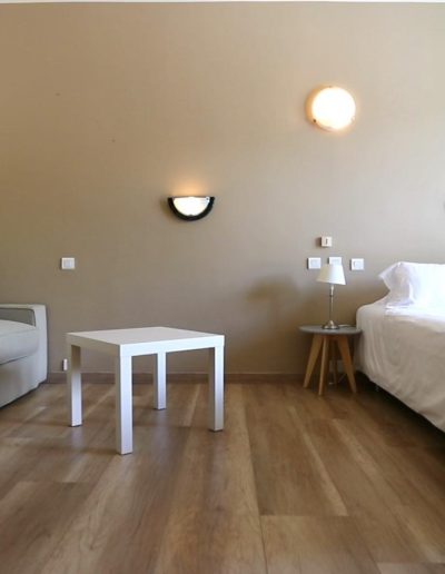 Les chambres de l'hôtel Solemonti à Quenza en Corse du Sud