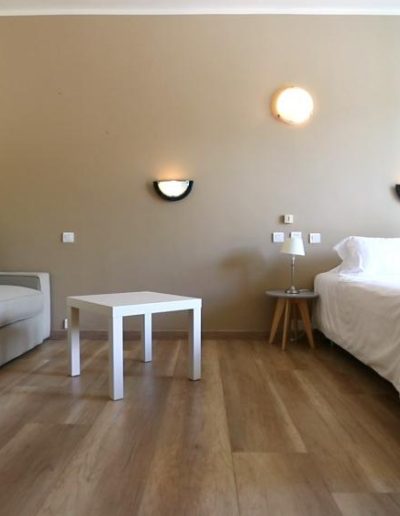 Les chambres de l'hôtel Solemonti à Quenza en Corse du Sud