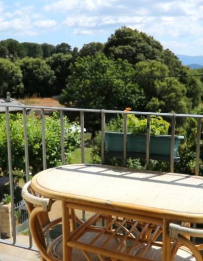 Terrasse de l'hôtel Sole Monti à Quenza