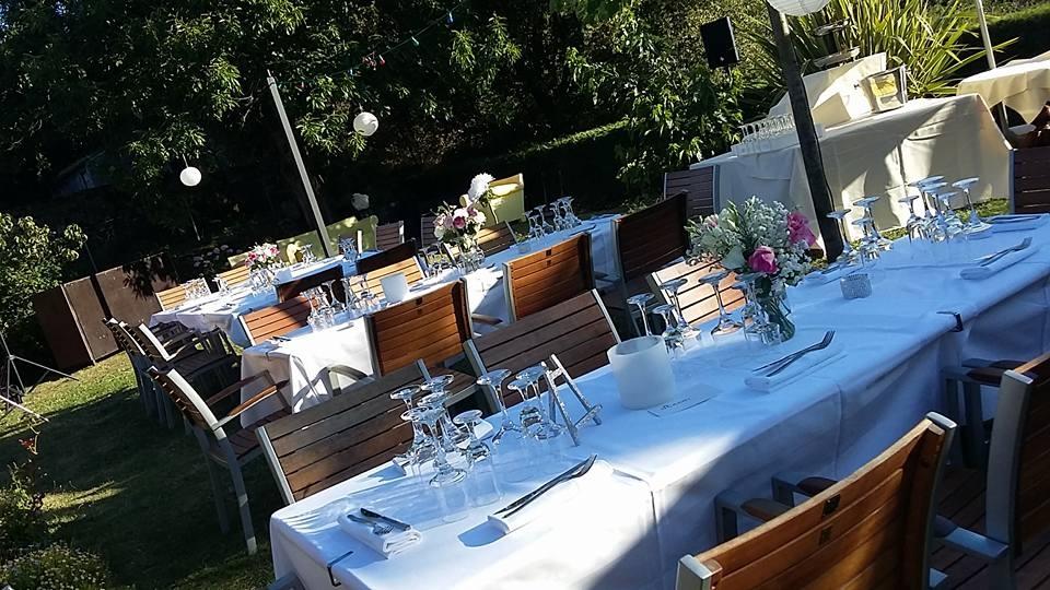 le jardin de l'hôtel Solemonti à Quenza