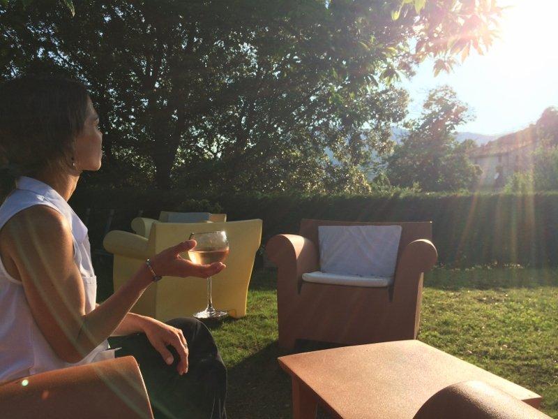 Le jardin de l'hôtel Solemonti