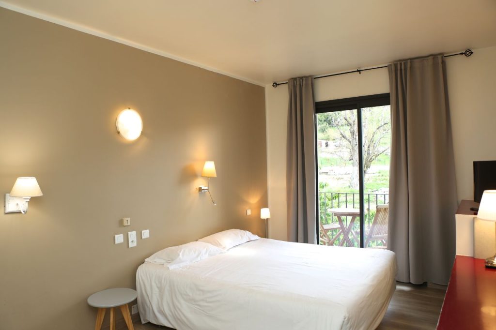 Les chambres de l'hôtel Solemonti à Quenza en Corse du Sud